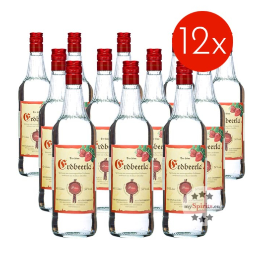 12 x Prinz Erdbeerla / 34% vol / 12 x 1,0 Liter-Flasche