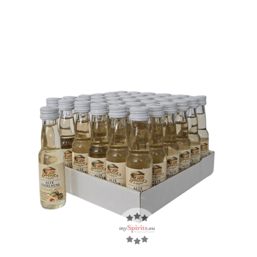 36 x Prinz Alte Haselnuss Mini / 41 % vol / 36 x 0,02 Liter-Flasche