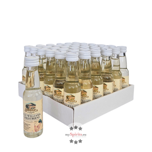 36 x Prinz Alte Williams-Christ-Birne Mini / 41 % vol / 36 x 0,02 Liter-Flasche