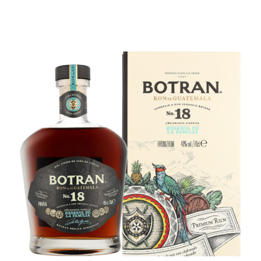 Botran Ron de Guatemala No.18 Reserva de la Familia Rum / 40 % vol / 0,7 Liter-Flasche in GP