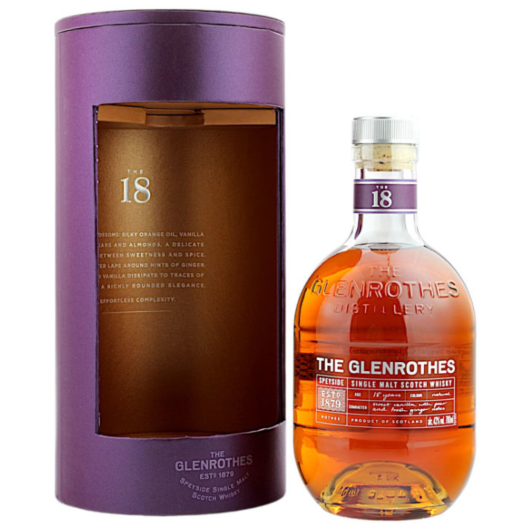 The Glenrothes 18 Jahre Soleo Collection Speyside Single Malt Scotch Whisky / 43 % Vol. / 0,7 Liter-Flasche in Geschenkdose