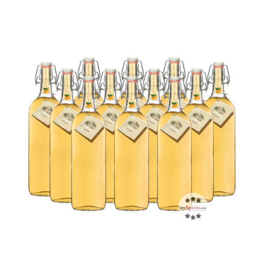 12 x Prinz: Alte Marille im Holzfass gereift / 41 % vol / 12 x 1,0 Liter-Flasche