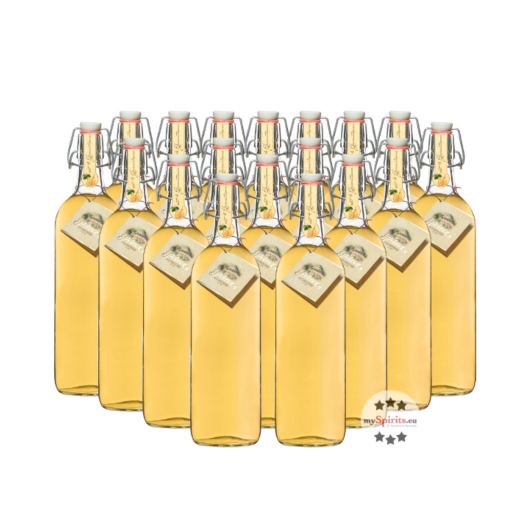 18 x Prinz Alte Williams-Christ-Birne im Holzfass gereift / 41 % vol / 18 x 1,0 Liter-Flasche