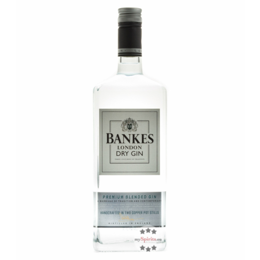 Bankes London Dry Gin - Samtiger London Dry Gin / 40% vol. / 1,0 Liter-Flasche