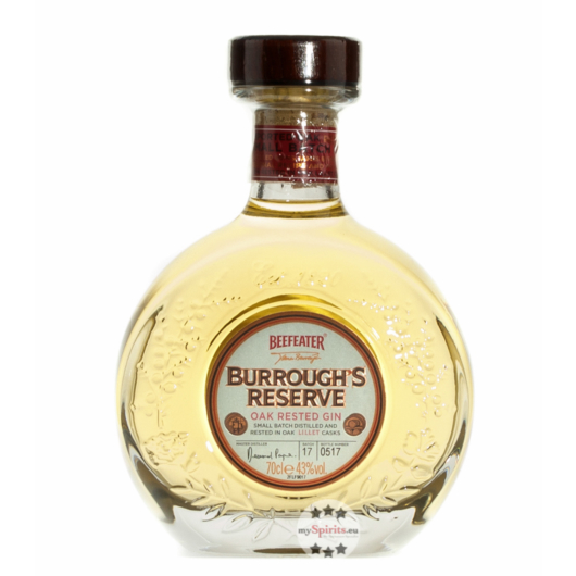 Beefeater Burrough's Reserve Gin - Edler Gin im Holzfass gelagert / 43% vol. 0,7 Liter-Flasche
