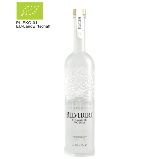 Belvedere Organic Vodka Bio / 40 % vol / 0,7 Liter-Flasche
