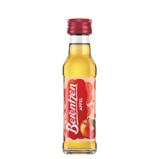 Berentzen Apfel Likör Miniatur / 18 % vol / 0,02 Liter-Flasche
