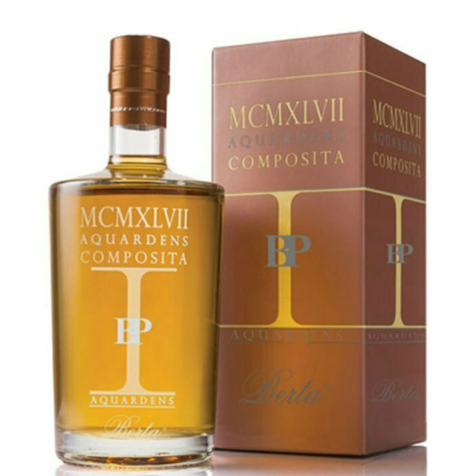 Distillerie Berta - Aquardens Composita Primagioia / 43 % vol. / 0,7 L Flasche im Geschenk-Karton