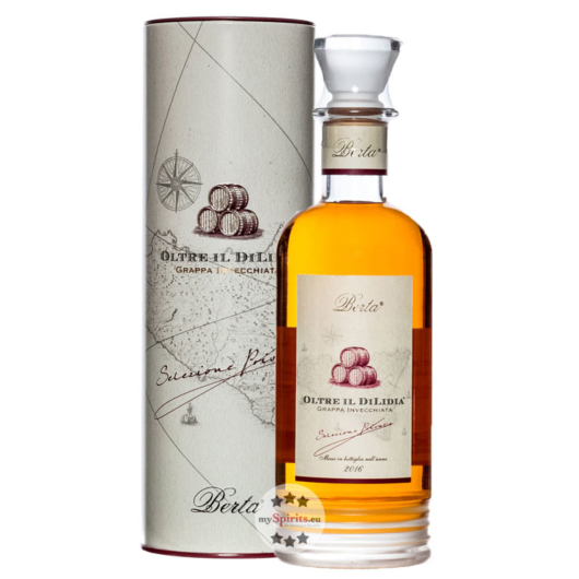Berta: Oltre Il DiLidia Riserva Grappa Invecchiata / 43 % vol. / 0,7 Liter-Flasche in Geschenkbox