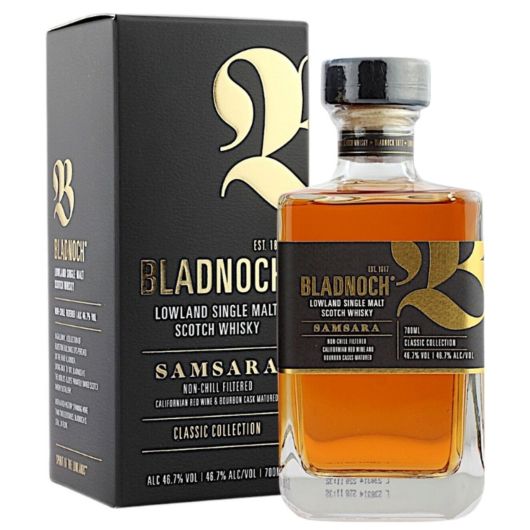 Bladnoch Samsara Lowland Single Malt Scotch Whisky / 46,7 % Vol. / 0,7 Liter-Flasche