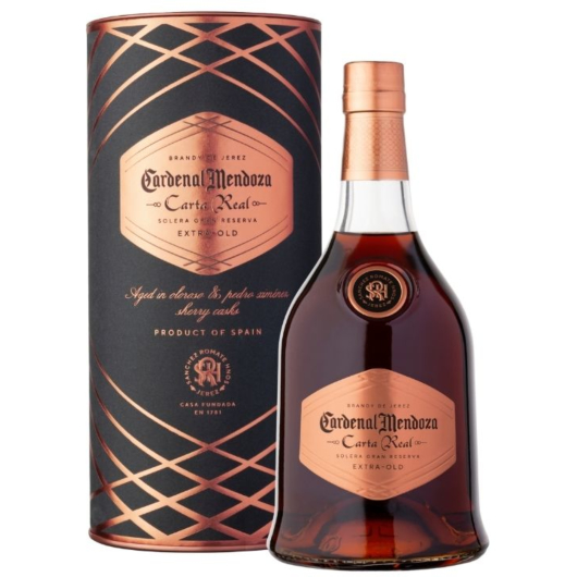Cardenal Mendoza Carta Real Solera Gran Reserva Brandy de Jerez / 40 % Vol. / 0,7 Liter-Flasche in Geschenkdose