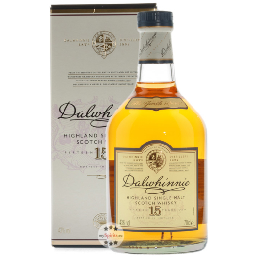 Dalwhinnie 15 Jahre Highland Single Malt Scotch Whisky / 43 % vol / 0,7 Liter-Flasche in Geschenkbox