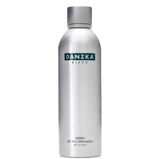 Danzka Fifty Vodka / 50 % vol / 1,0 Liter-Flasche