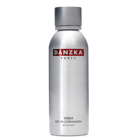 Danzka Forty Vodka / 40 % vol / 0,5 Liter-Flasche