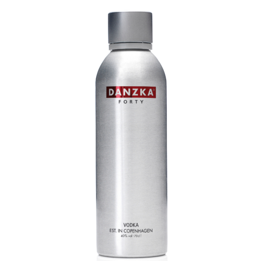 Danzka Forty Vodka / 40 % vol / 0,7 Liter-Flasche