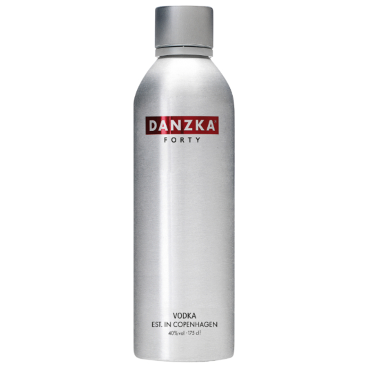 Danzka Forty Vodka / 40 % vol / 1,75 Liter-Flasche