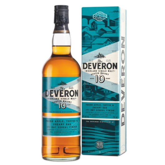 The Deveron 10 Jahre Highland Single Malt Scotch Whisky / 40 % vol / 0,7 Liter-Flasche
