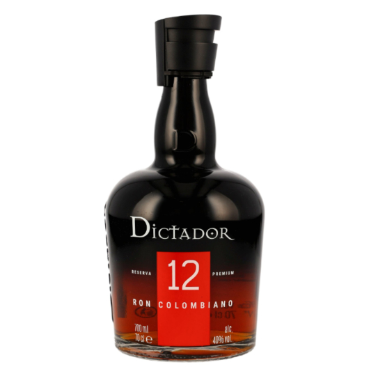 Dictador 12 Years Colombian Rum / 40 % vol / 0,7 Liter-Flasche