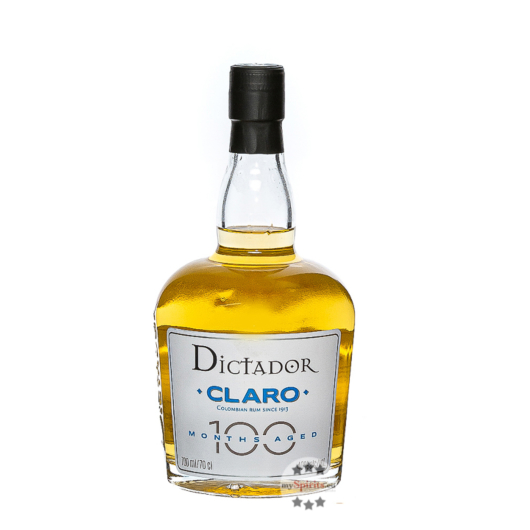 Dictador Claro 100 Months Aged Colombian Rum / 40 % Vol. / 0,7 Liter-Flasche