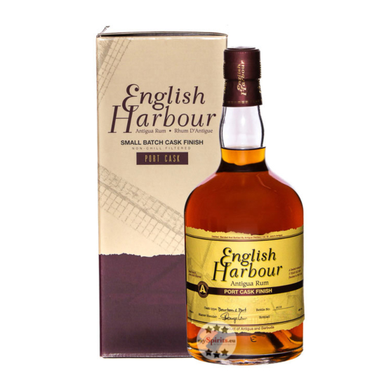 English Harbour Rum: Port Cask Finish / 46 % Vol. / 0,7 Liter-Flasche in Geschenkkarton