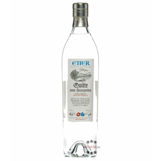 Etter Quitte - Quittenbrand aus schweizer Früchten aus Privatgärten / 41% vol. 0,7 Liter-Flasche