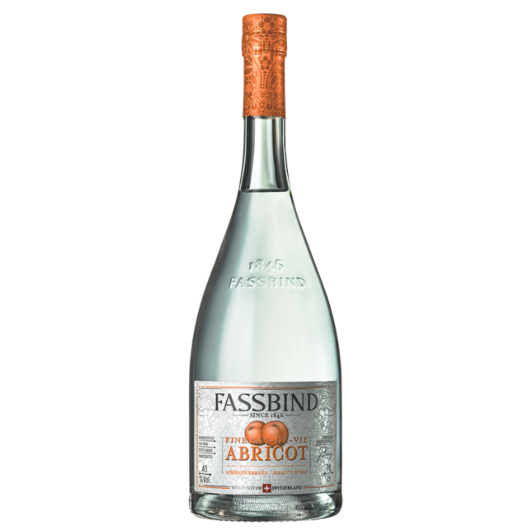 Fassbind Eau-de-Vie Abricot Aprikosenbrand / 43 % vol / 0,7 Liter-Flasche