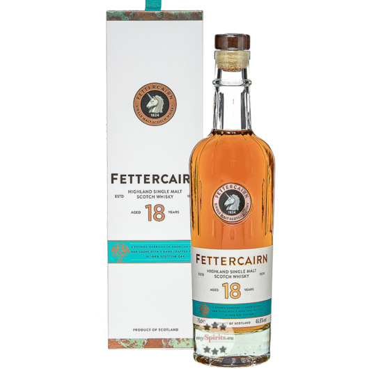 Fettercairn 18 Jahre Highland Single Malt Whisky / 46,8 % vol / 0,7 Liter-Flasche