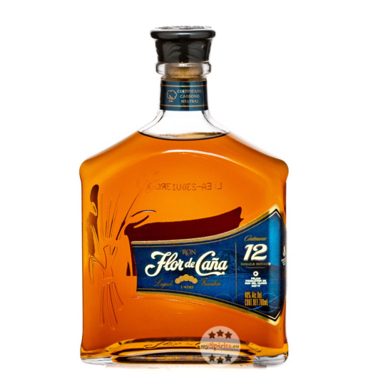 Flor de Cana 12 Jahre Centenario Rum / 40 % Vol. / 0,7 Liter-Flasche