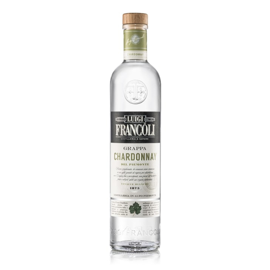 Francoli: Chardonnay del Piemonte Grappa / 41,5 % vol / 0,7 Liter-Flasche