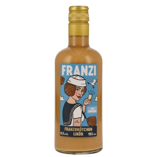 Franzi Franzbrötchen Likör / 15 % vol / 0,5 Liter-Flasche