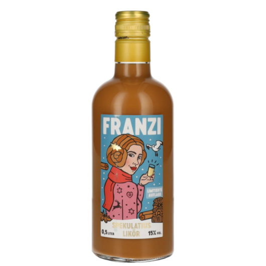 Franzi Spekulatius Likör / 15 % vol / 0,5 Liter-Flasche