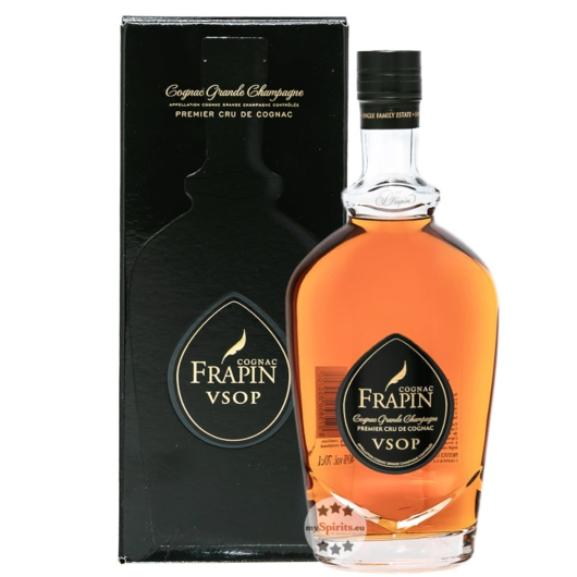Cognac Frapin: VSOP Premier Cru / 40 % vol / 0,7 Liter-Flasche in Geschenkbox