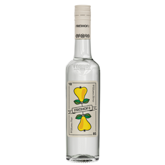 Freihof 1885 Williams Birnen Schnaps / 35 % vol / 0,5 Liter-Flasche