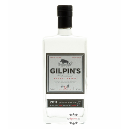 Gilpin’s Westmorland Extra Dry Gin / 47 % vol. / 0,7 Liter-Flasche