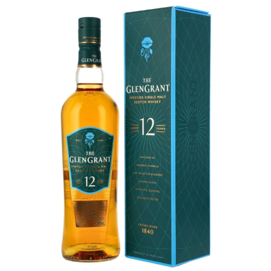 The Glen Grant 12 Jahre Single Malt Scotch Whisky / 40 % vol / 0,7 Liter-Flasche in Geschenkbox
