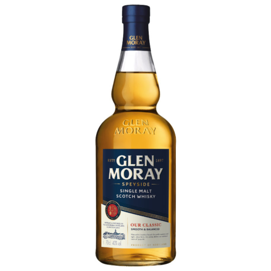 Glen Moray Classic Speyside Single Malt Scotch Whisky / 40 % Vol. / 0,7 Liter-Flasche