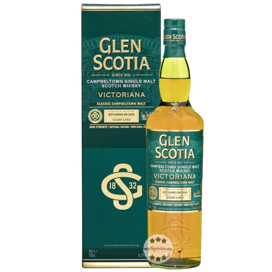 Glen Scotia Victoriana Single Malt Scotch Whisky / 54,2 % Vol. / 0,7 Liter-Flasche in Geschenkbox