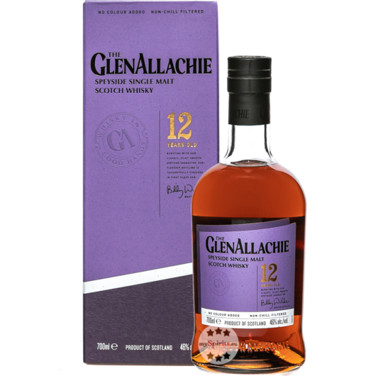 Glenallachie 12 Years Speyside Single Malt Scotch Whisky / 46 % Vol. / 0,7 Liter-Flasche in Geschenkkarton