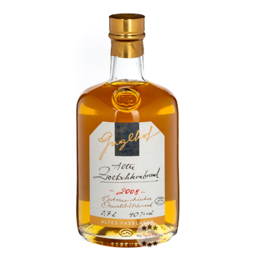 Guglhof: Alter Zwetschken Brand - Jahrgangsbrand / 40% Vol. / 0,7 Liter - Flasche