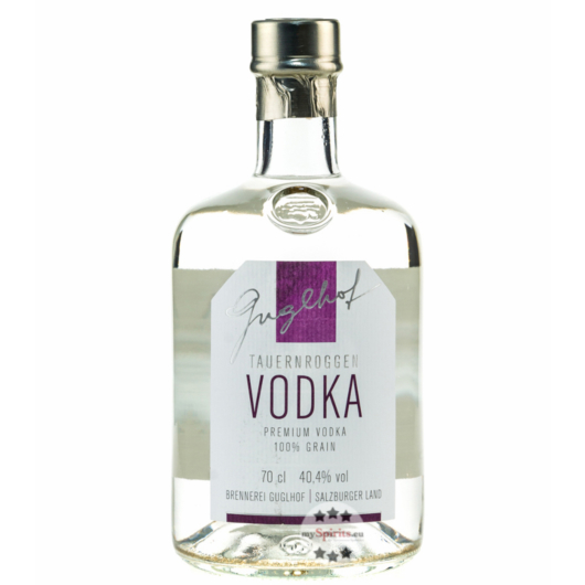 Guglhof Tauernroggen Vodka - Premium-Wodka / 40,4 % Vol. / 0,7 Liter-Flasche