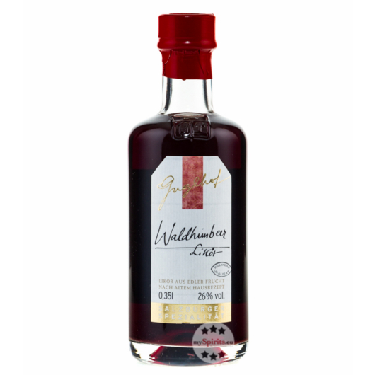 Guglhof Waldhimbeer Likör / 26 % Vol. / 0,35 Liter-Flasche