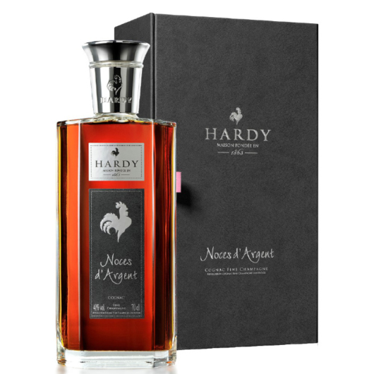 Hardy Cognac Noces d’Argent Fine Champagne / 40 % vol / 0,7 Liter-Flasche in Geschenkbox