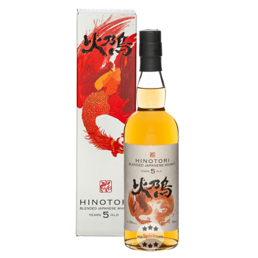 Hinotori Blended Japanese Whisky 5 Years Old / 43 % Vol. / 0,7 Liter-Flasche in Geschenkkarton