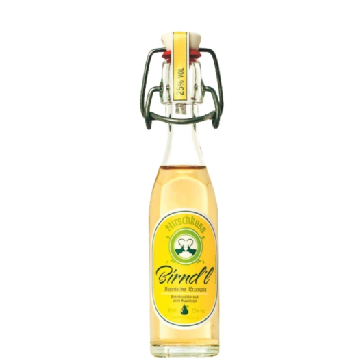 Hirschkuss Birnd'l Birnenbrandlikör Miniatur / 25 % vol / 0,04 Liter-Flasche