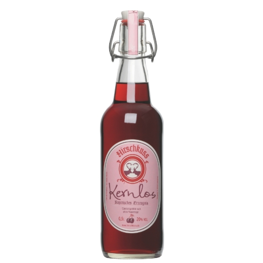 Hirschkuss Kernlos Zwetschgenlikör / 20 % vol / 0,5 Liter-Flasche