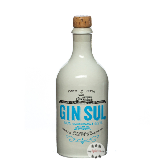 Gin Sul Dry Gin / 43 % vol / 0,5 Liter-Flasche