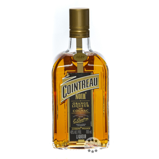 Cointreau Noir Orange Liqueur mit Cognac / 40 % vol / 0,7 Liter-Flasche