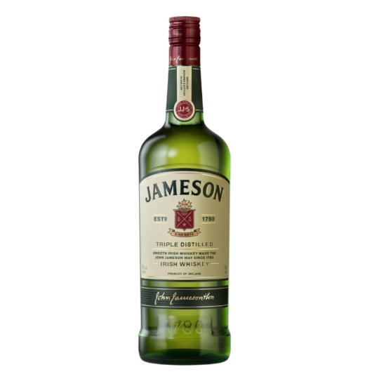 Jameson Irish Whiskey Triple Distilled / 40 % Vol. / 1,0 Liter-Flasche