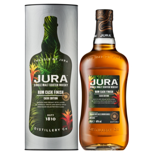 Jura Rum Cask Finish Single Malt Scotch Whisky / 40 % vol / 0,7 Liter-Flasche