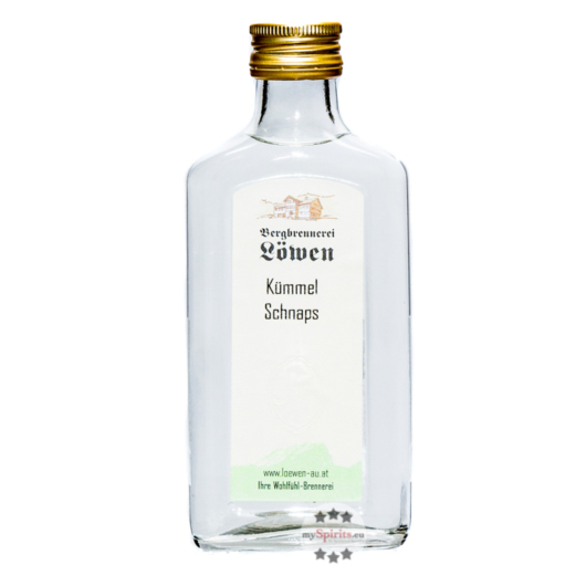 Löwen Kümmel Schnaps / 40 % Vol. / 0,2 Liter-Flasche